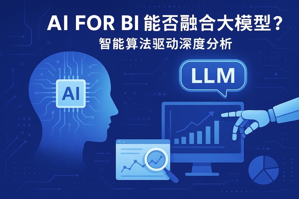 AI For BI能否融合大模型？智能算法驱动深度分析